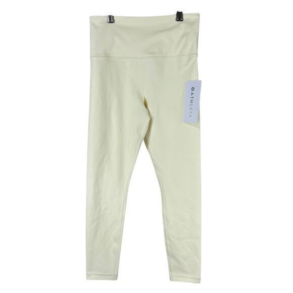 Athleta Ultra High Rise 7/8 Elation Leggings Light Yellow Glow Women's Sz XS NWT - Picture 2 of 10